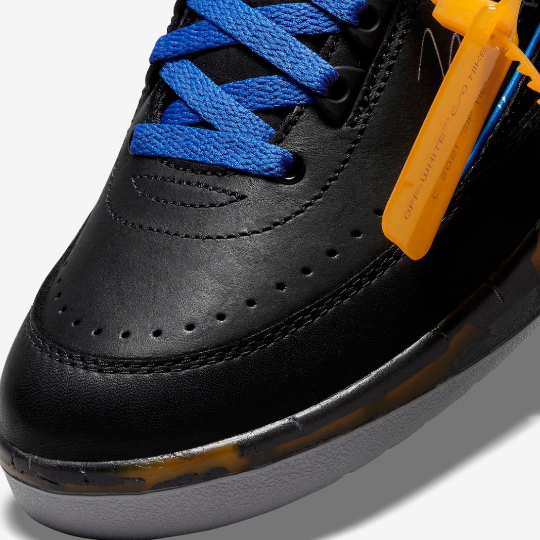 Off-White x Air Jordan 2 Retro Low SP Black Blue (GOD REPS) - blacksneaks