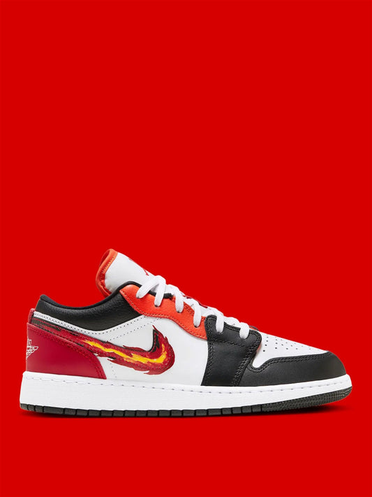 AJ 1 Low Fire Swoosh (1:1 Batch) - blacksneaks