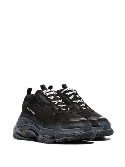 Balenciaga Triple S Black (Clear Sole) (1:1 Batch) - blacksneaks