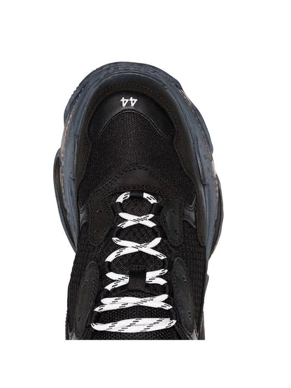 Balenciaga Triple S Black (Clear Sole) (1:1 Batch) - blacksneaks