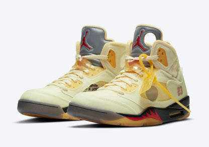 Jordan 5 Off-White Sail (God Reps) - blacksneaks