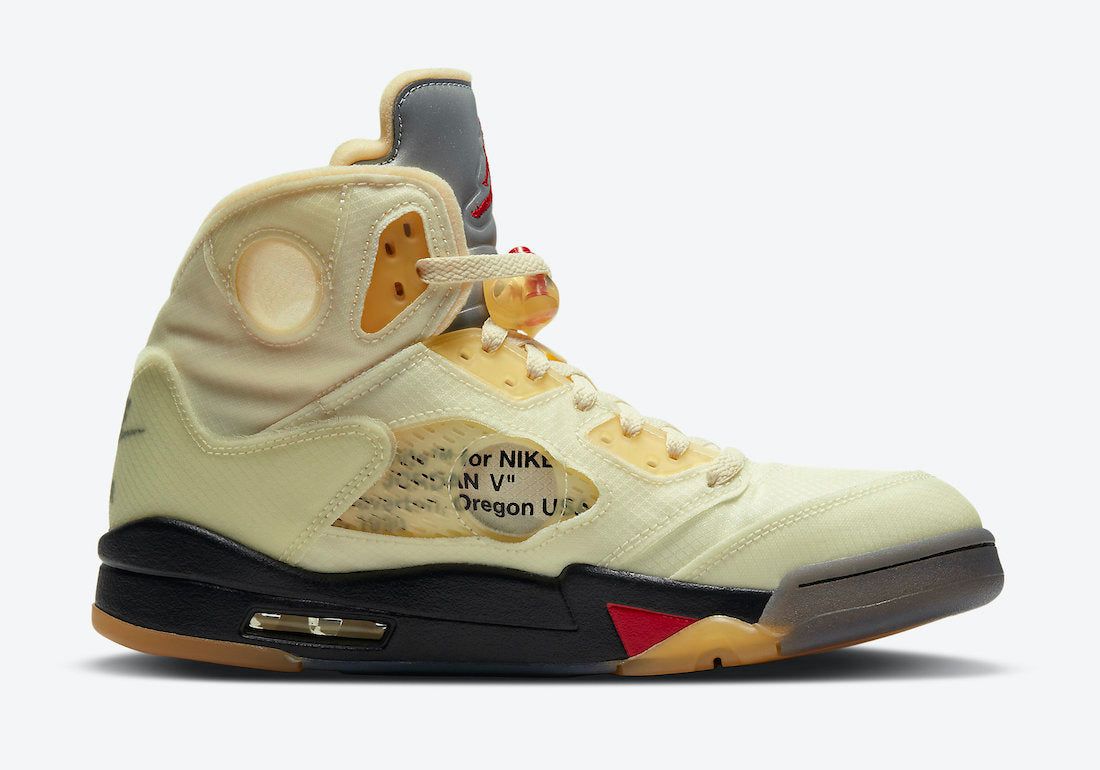 Jordan 5 Off-White Sail (God Reps) - blacksneaks