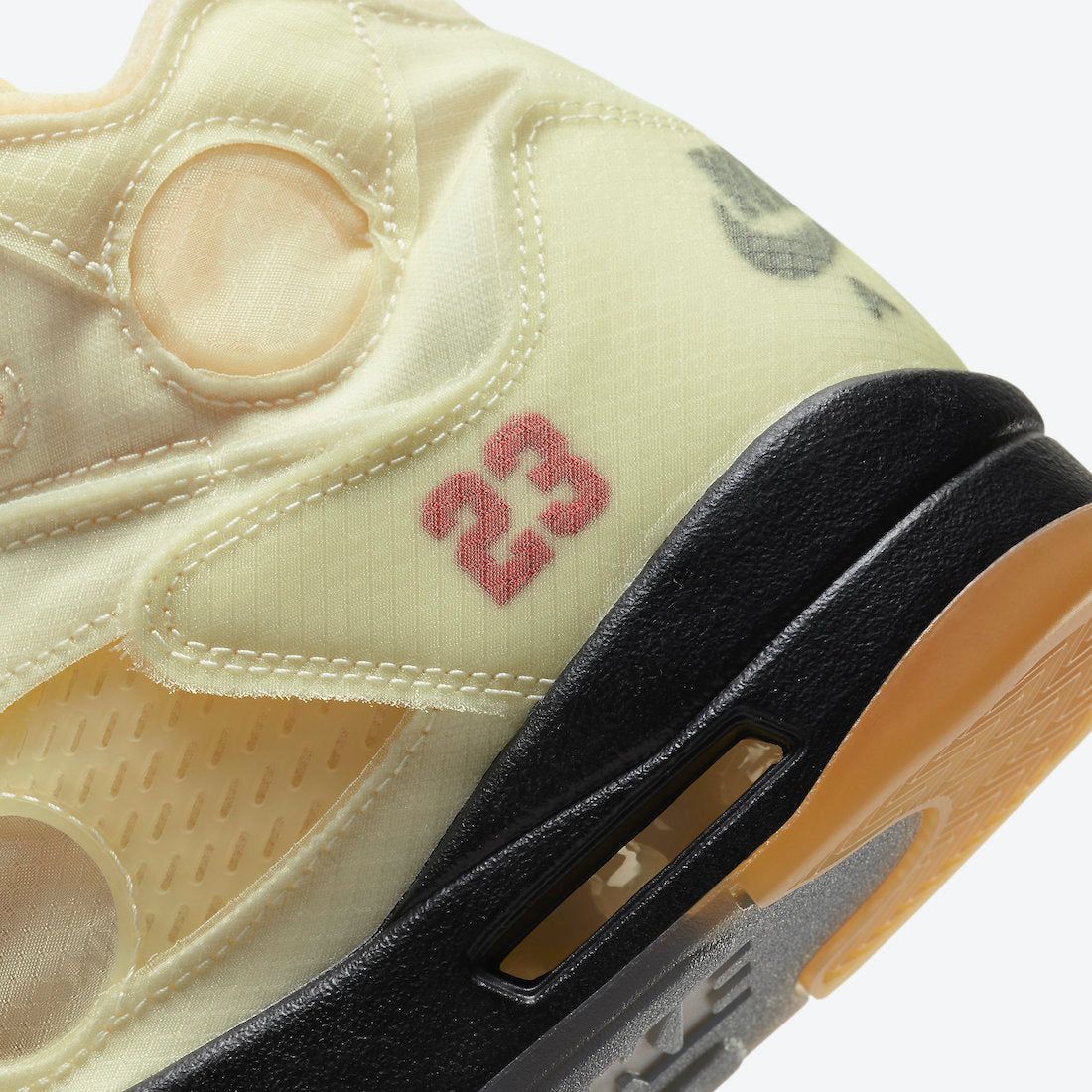 Jordan 5 Off-White Sail (God Reps) - blacksneaks
