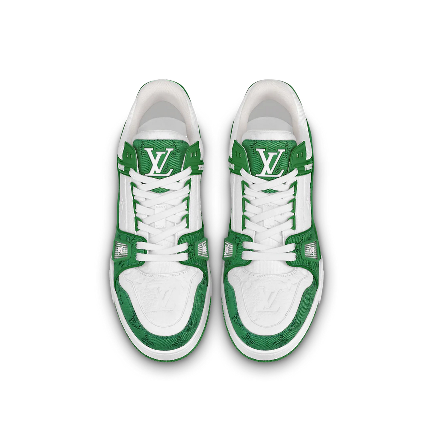 LV Trainers Denim Green White (God Reps) - blacksneaks