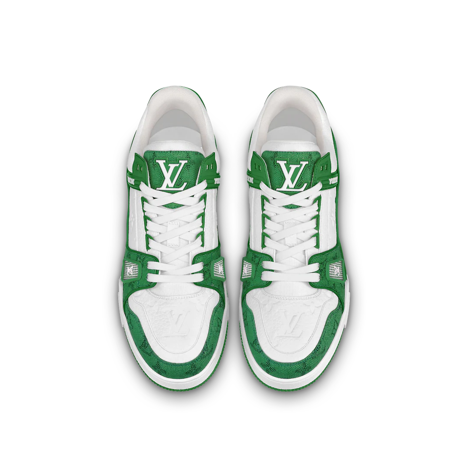 LV Trainers Denim Green White (God Reps) - blacksneaks