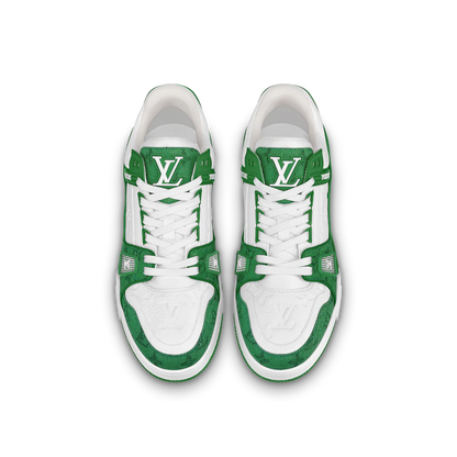 LV Trainers Denim Green White (God Reps) - blacksneaks