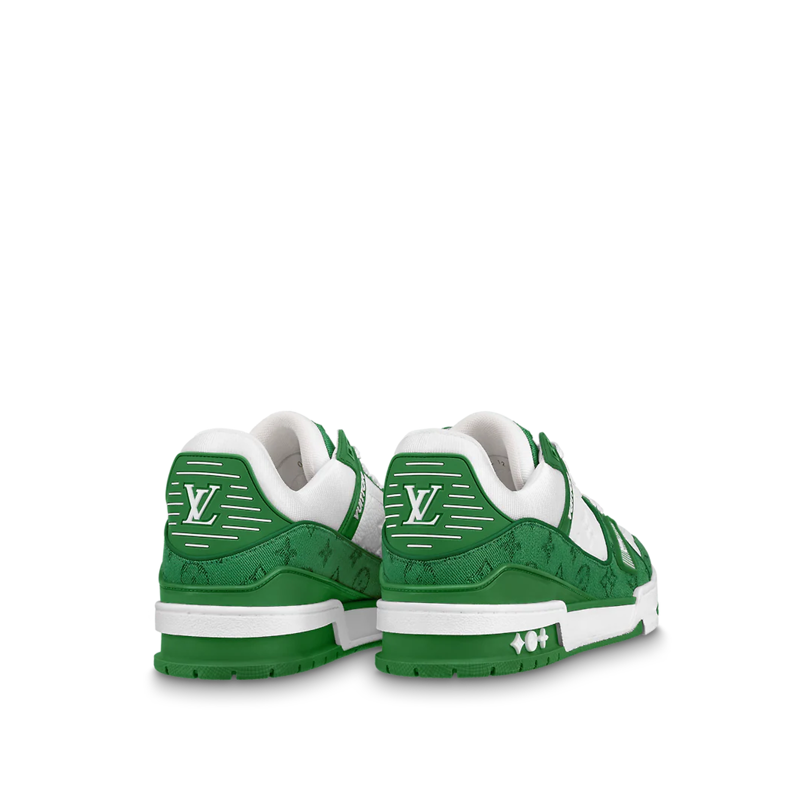 LV Trainers Denim Green White (God Reps) - blacksneaks