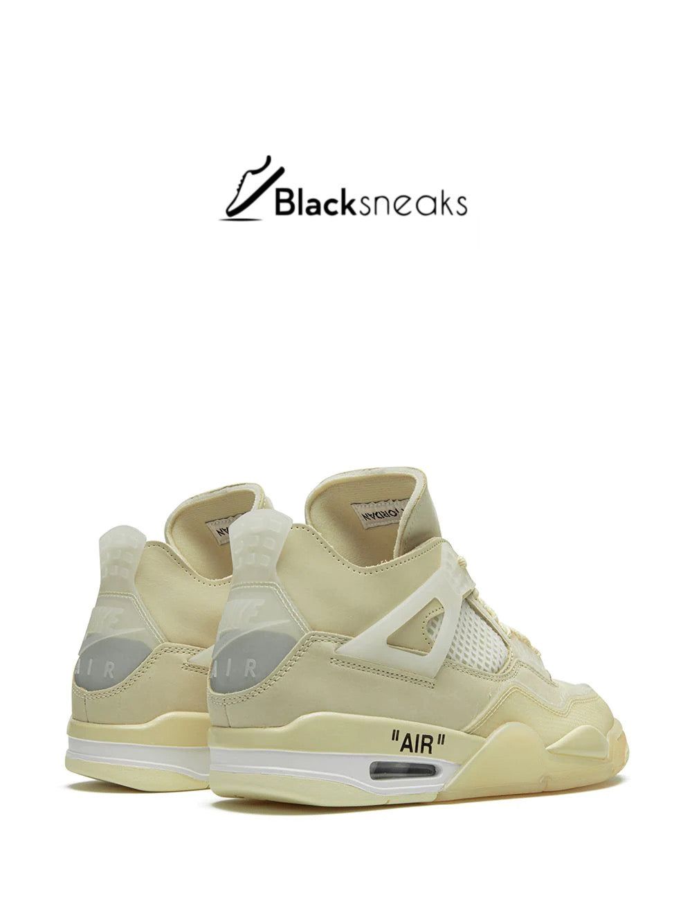 Off-White x Jordan 4 Sail (God Reps) - blacksneaks
