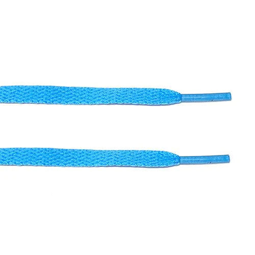 Sky Blue Flat Laces (Jordan Laces) - blacksneaks